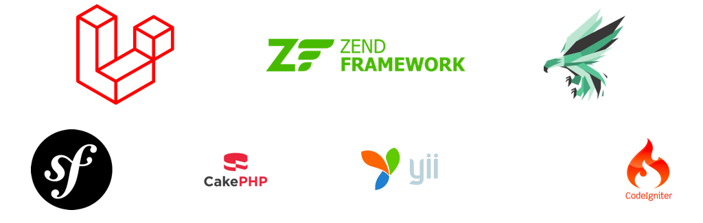 logos des frameworks PHP les plus connus